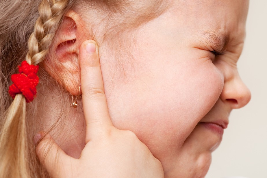 enfant ayant une otite